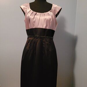 London Times.  Size 8. Dress. Light Lavender/Black.